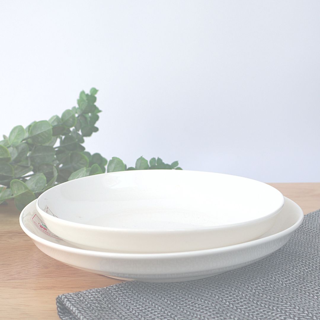 Ellie White Porcelain Salad Plate