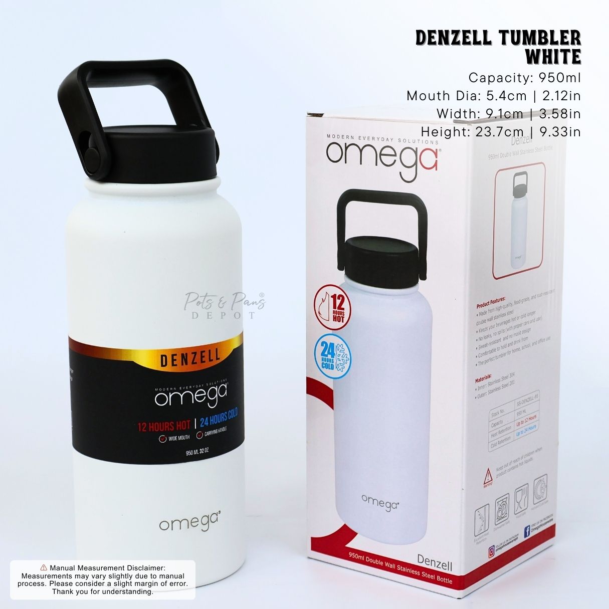 Omega Denzell Double Wall Tumbler