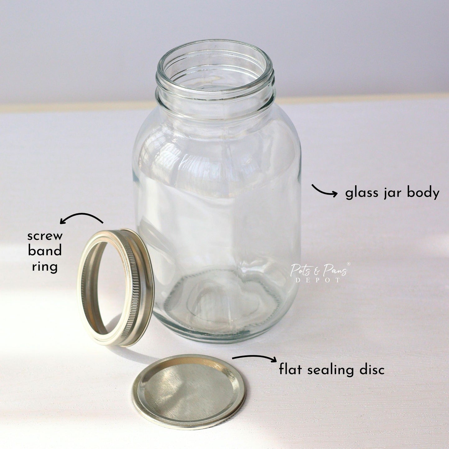 Red Cherry Mason Canning Jar 1L | Food Container