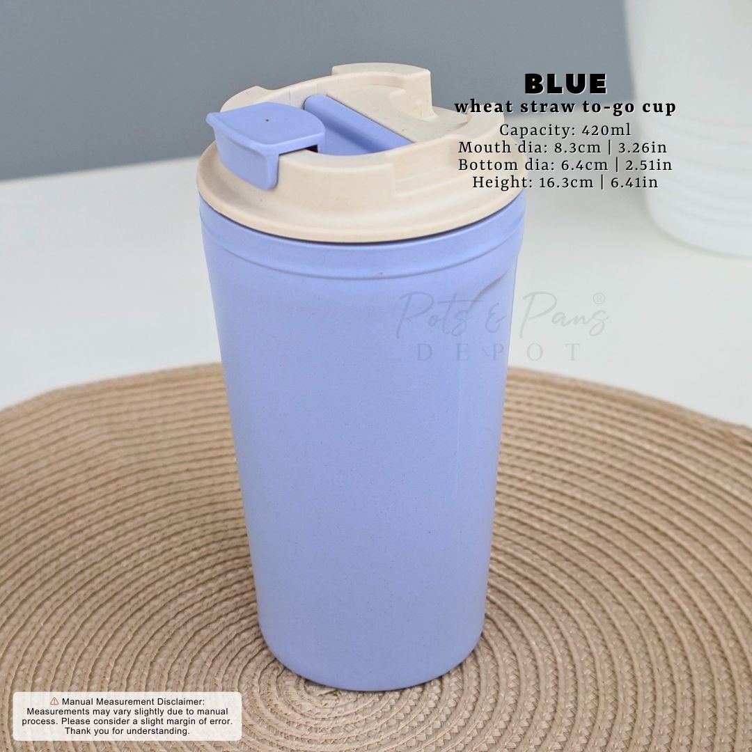 Hanata Wheat Straw To-Go Cup Tumbler