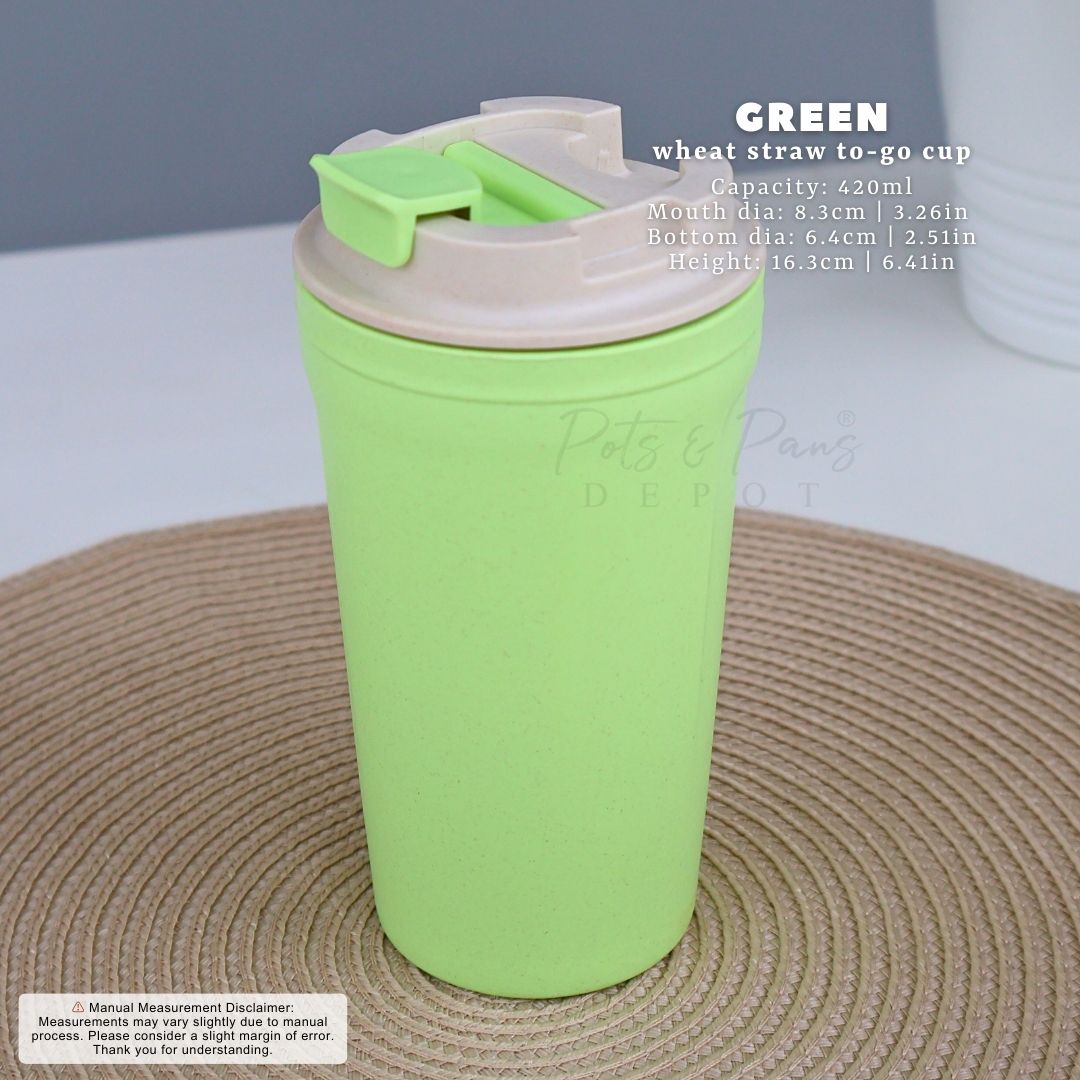 Hanata Wheat Straw To-Go Cup Tumbler