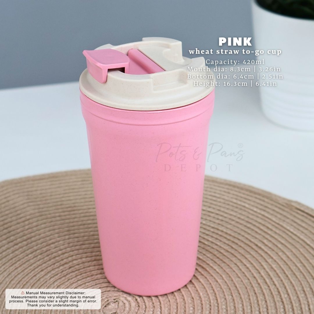 Hanata Wheat Straw To-Go Cup Tumbler