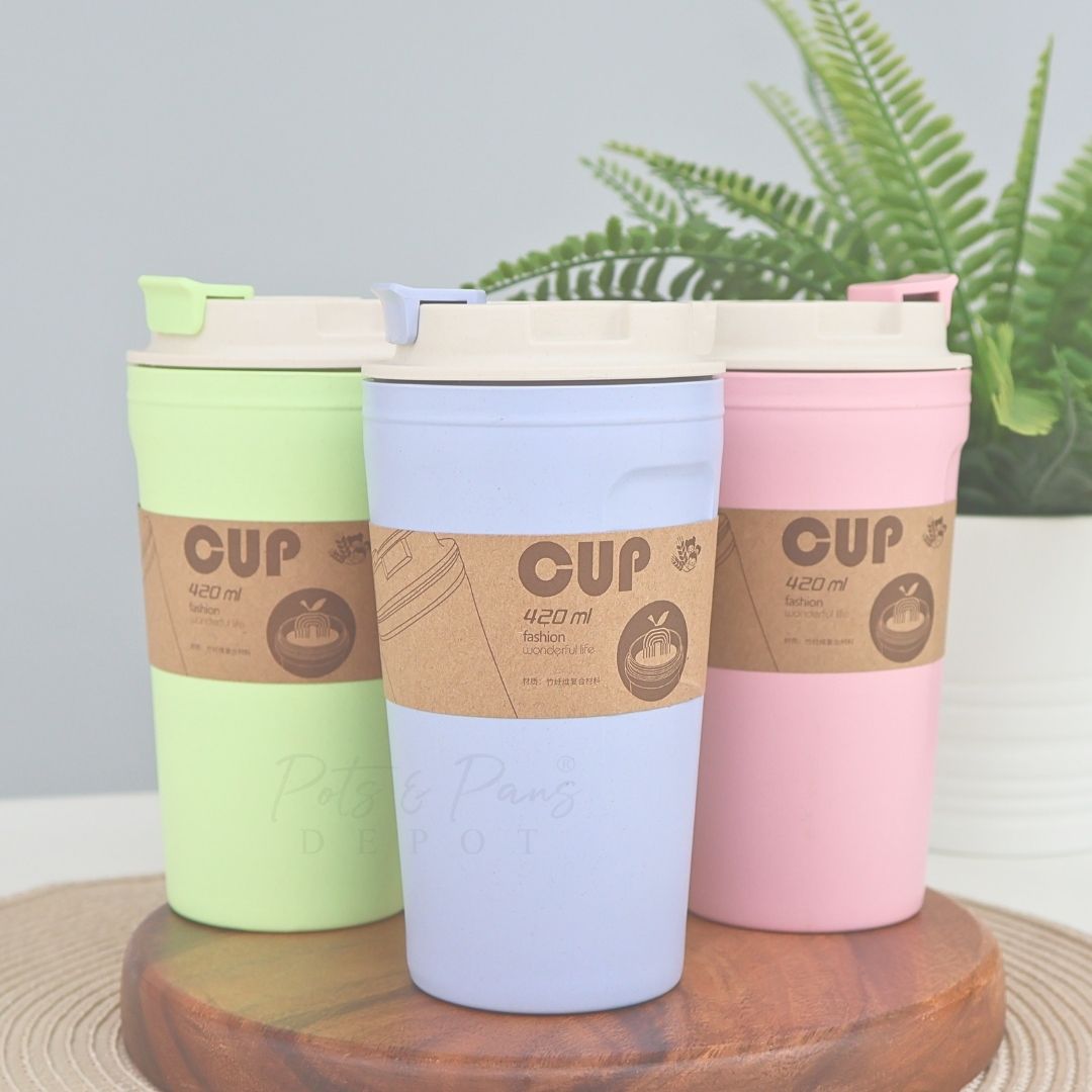 Hanata Wheat Straw To-Go Cup Tumbler