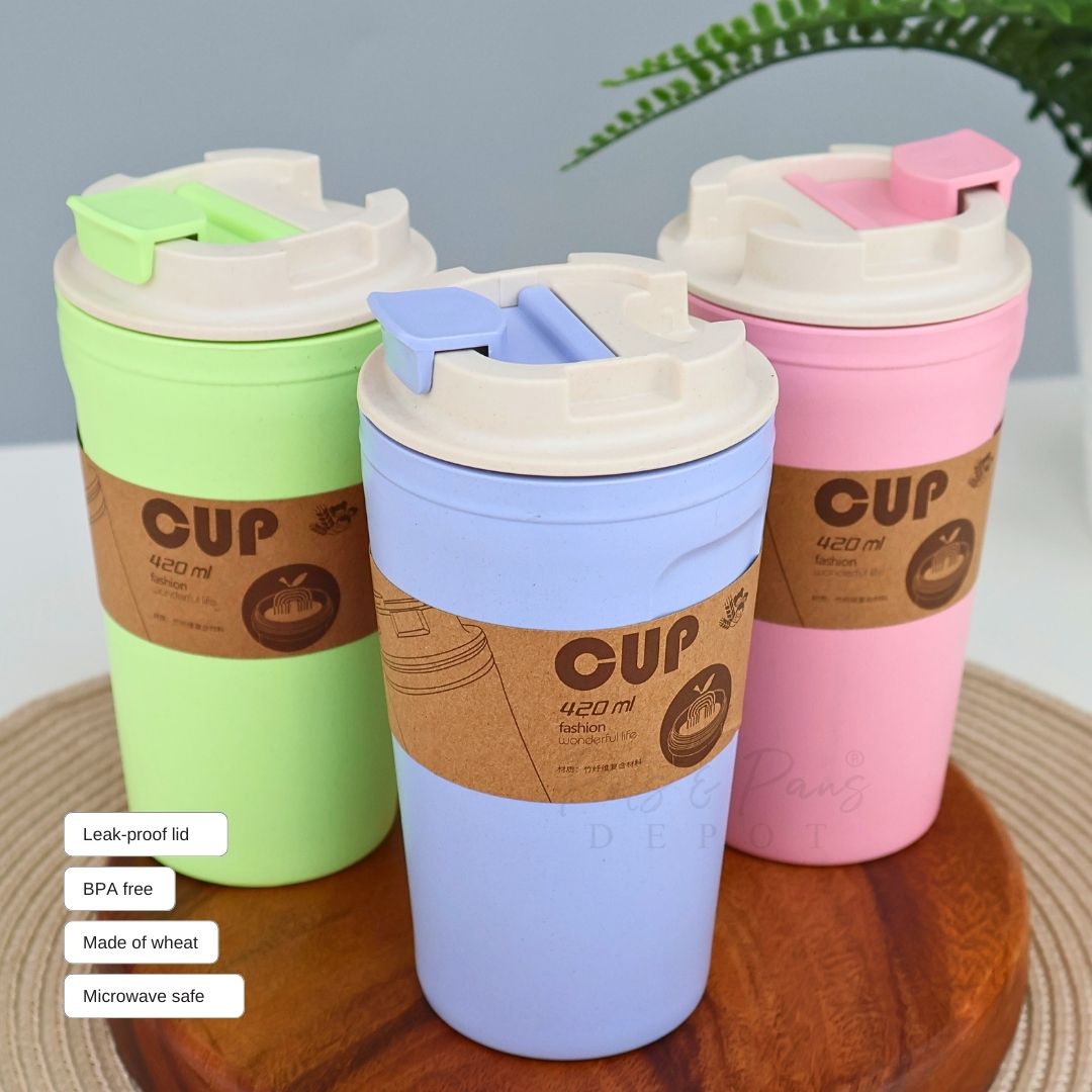 Hanata Wheat Straw To-Go Cup Tumbler