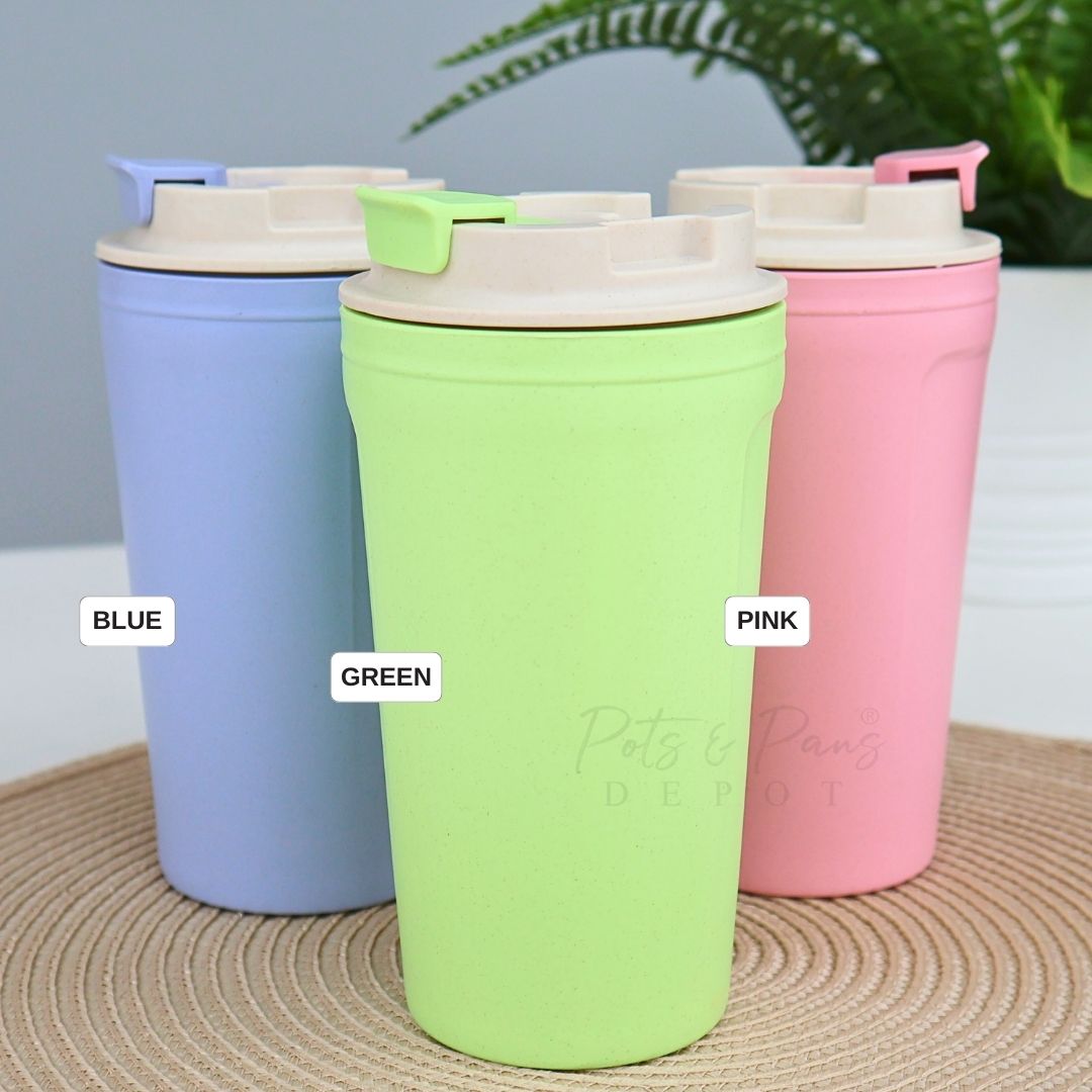 Hanata Wheat Straw To-Go Cup Tumbler