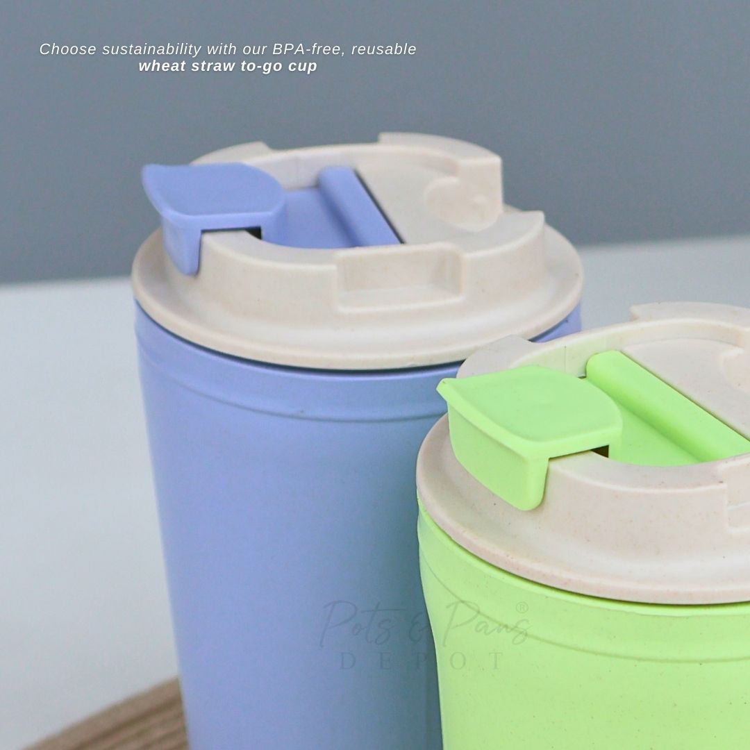 Hanata Wheat Straw To-Go Cup Tumbler