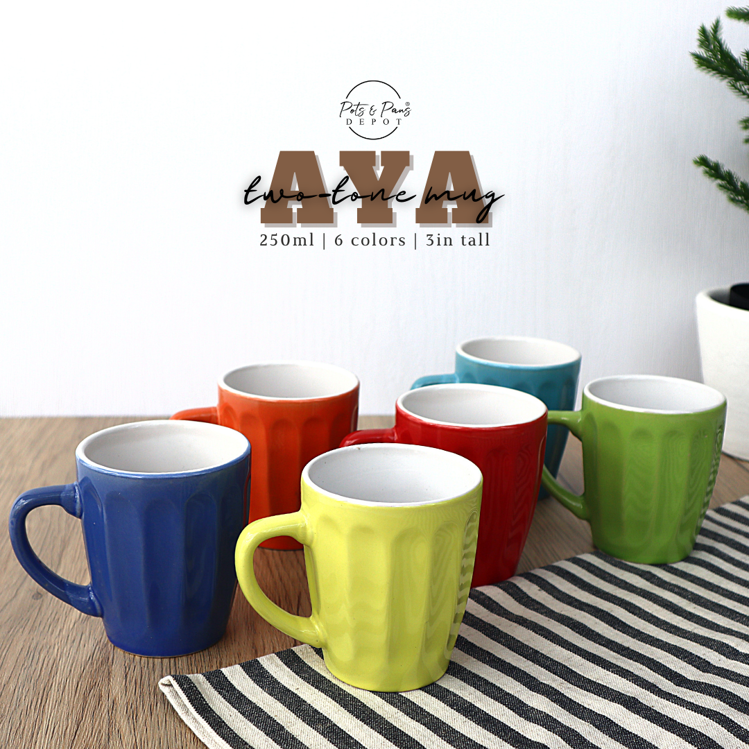 Aya Two Tone Coffee Mugs