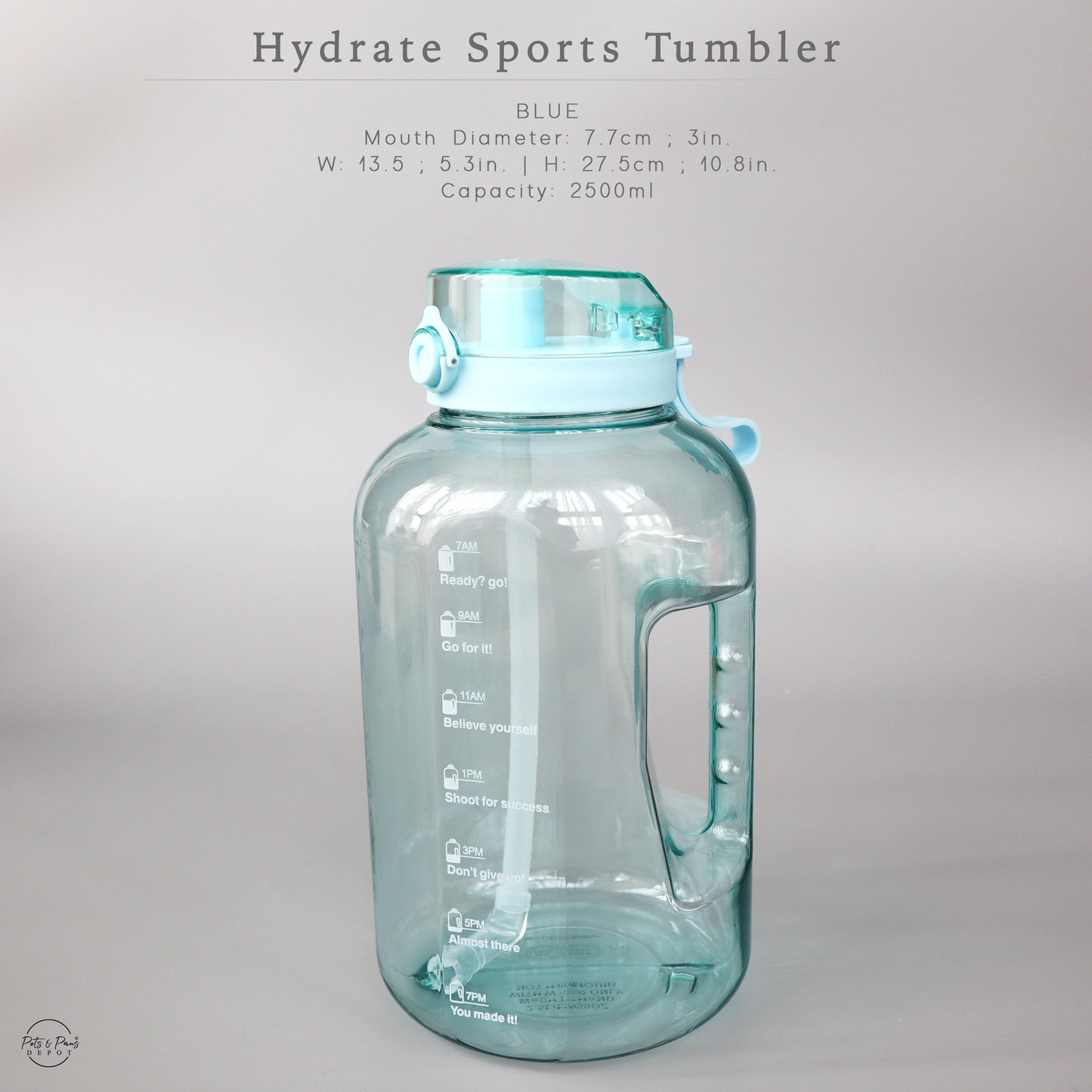 Hydrate Sports Tumbler 2.5L