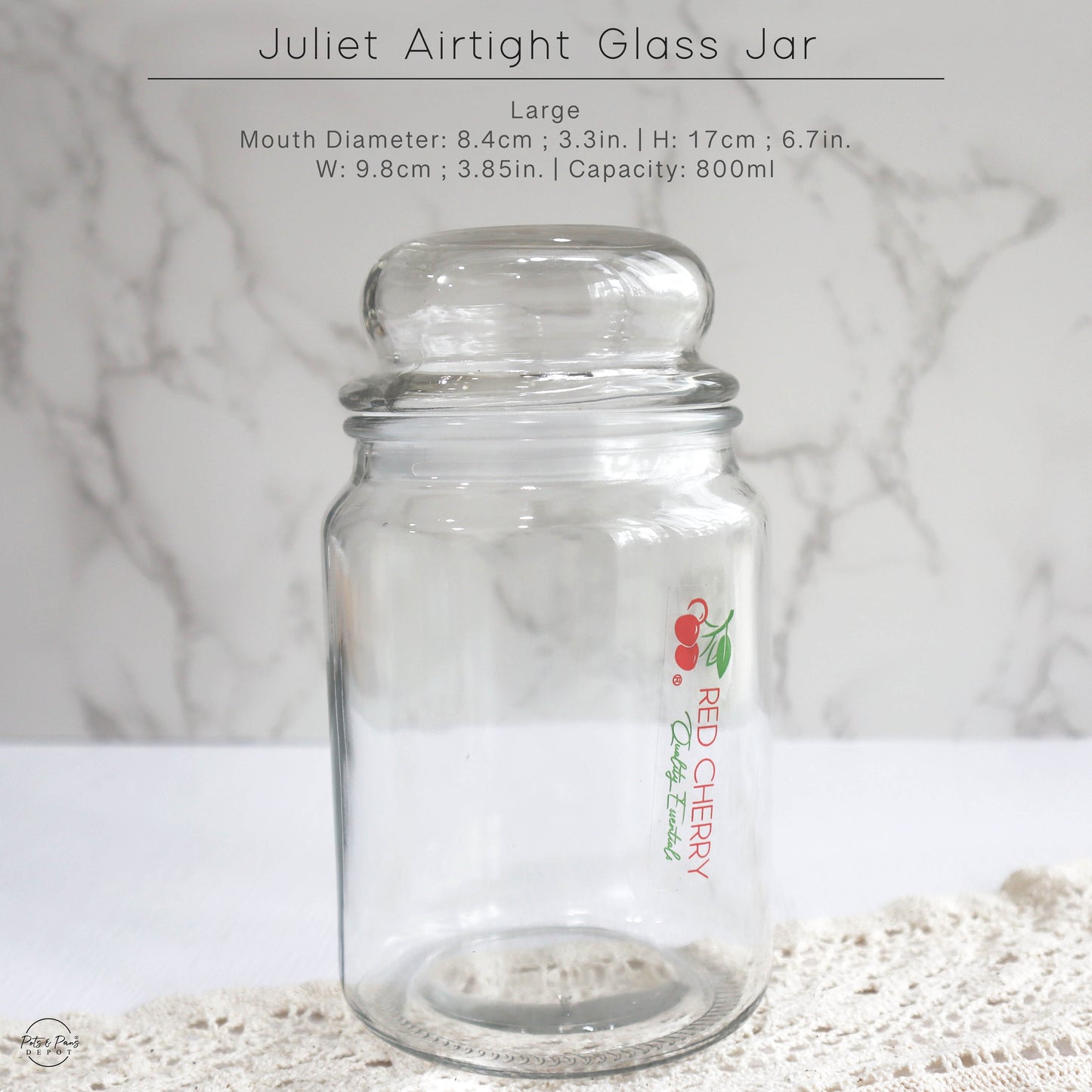 Juliet Airtight Glass Jar