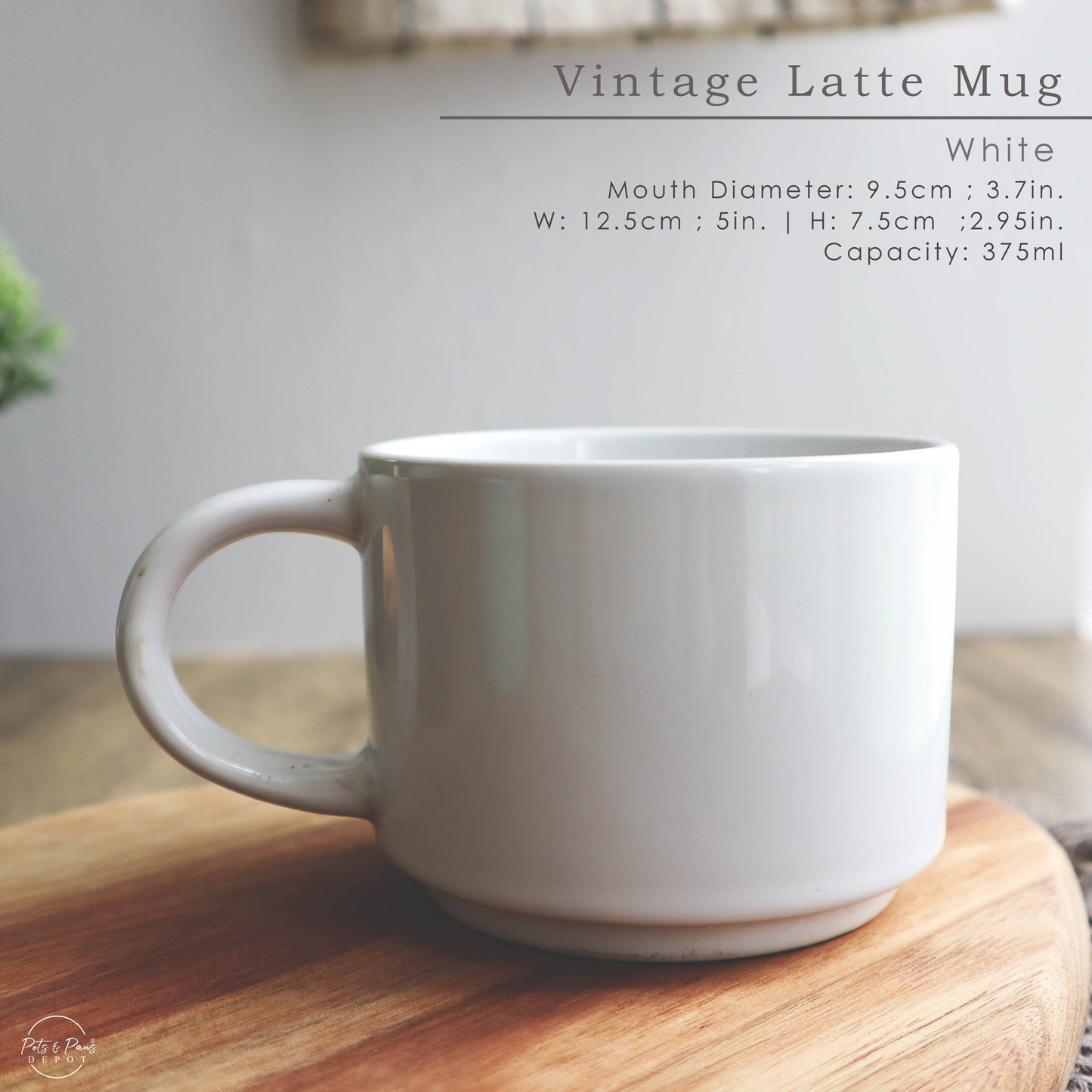 Vintage Latte Mug