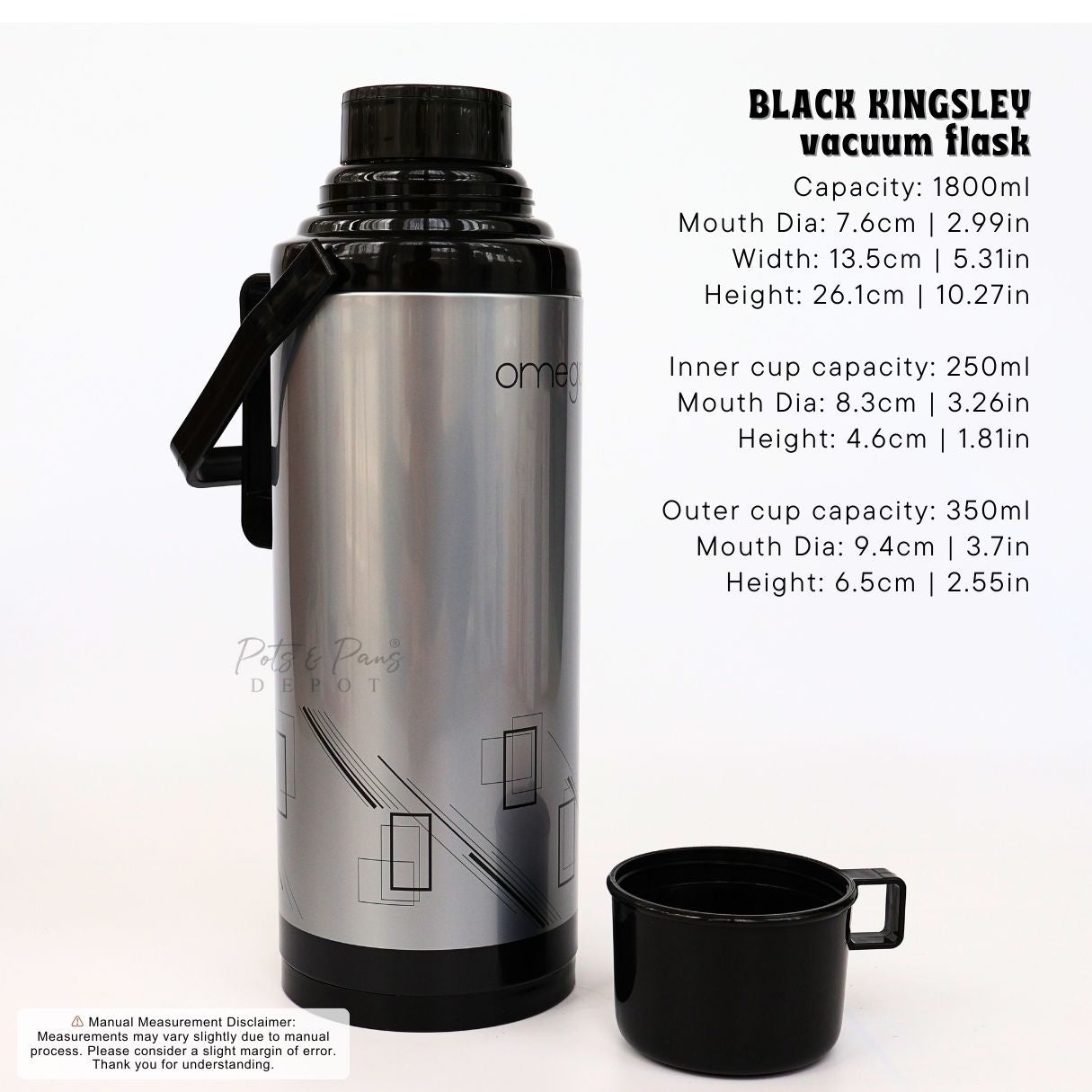 Omega Vacuum Flask 2.2L