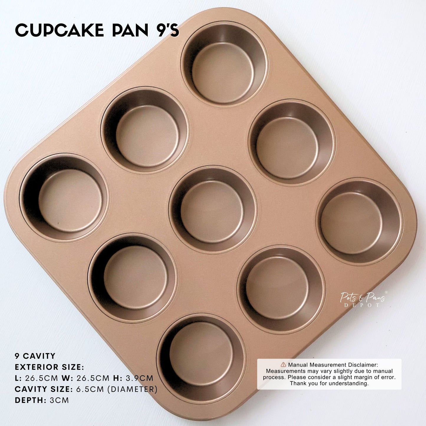 Red Cherry Nonstick Donut, Dome, and Assorted Shaped Cupcake Pan