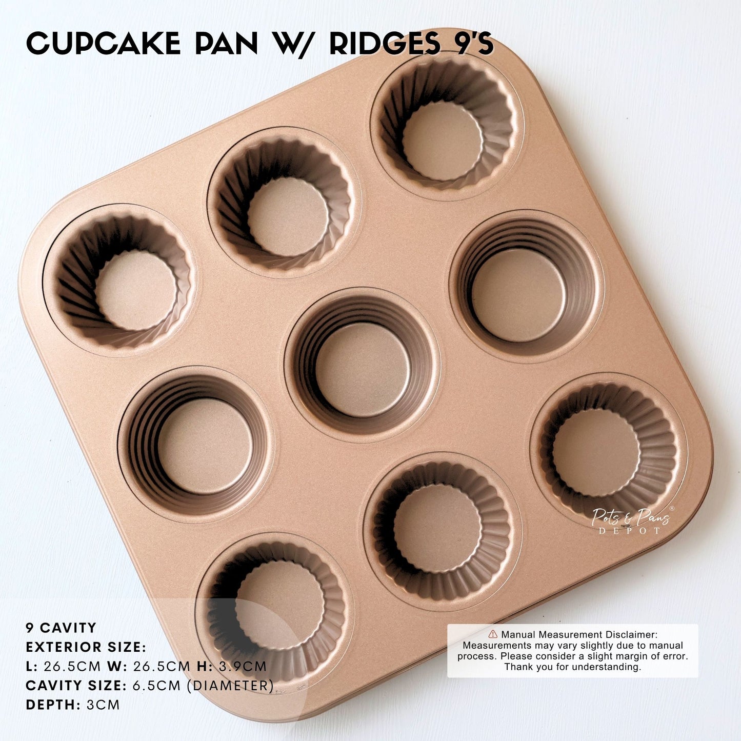 Red Cherry Nonstick Donut, Dome, and Assorted Shaped Cupcake Pan