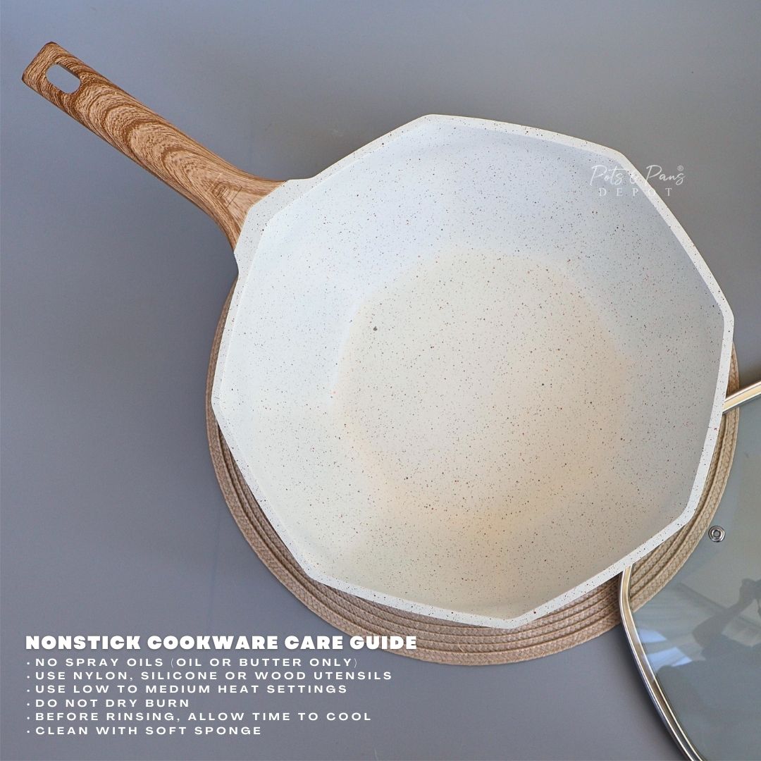 G-Kitchen Nonstick Diamond Wok Pan 30cm