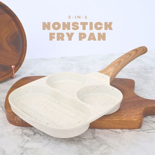 G-Kitchen Nonstick 3 in 1 Fry Pan