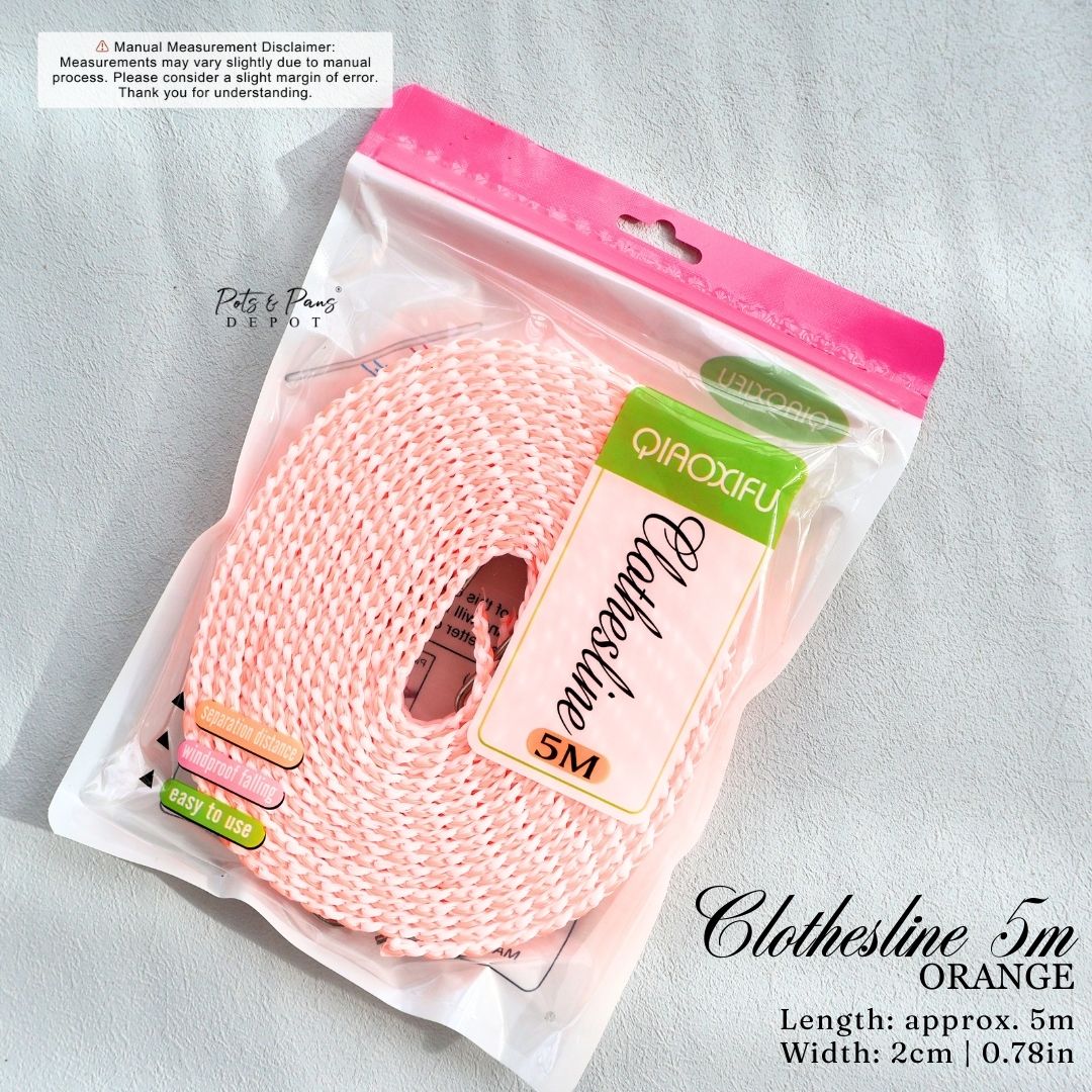 White Windbreak Clothesline