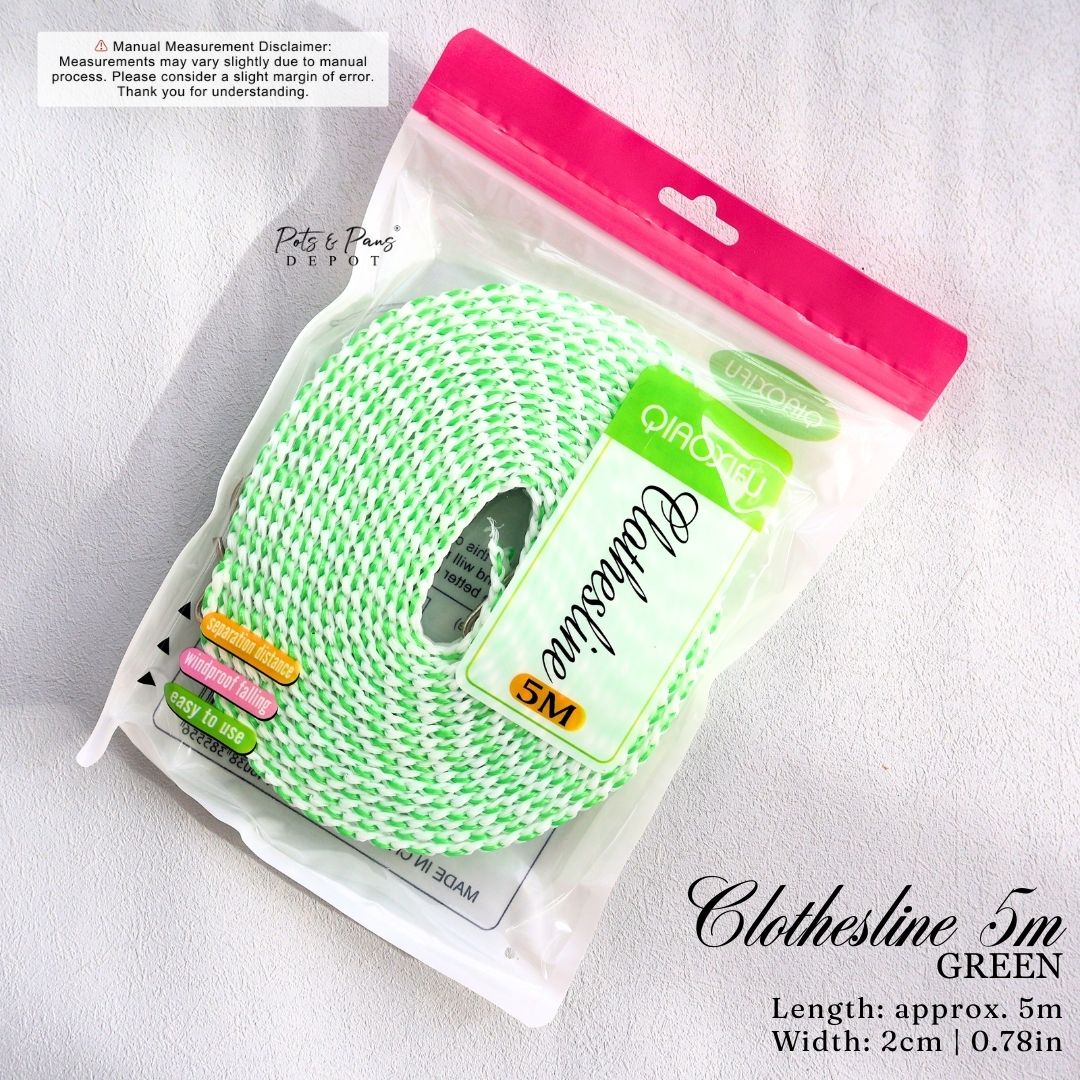 White Windbreak Clothesline