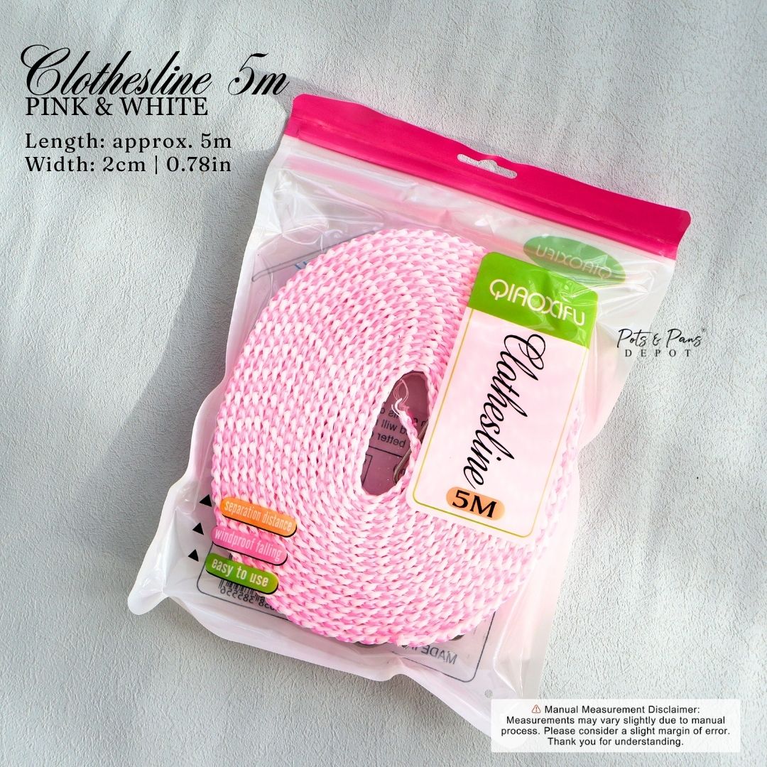 White Windbreak Clothesline