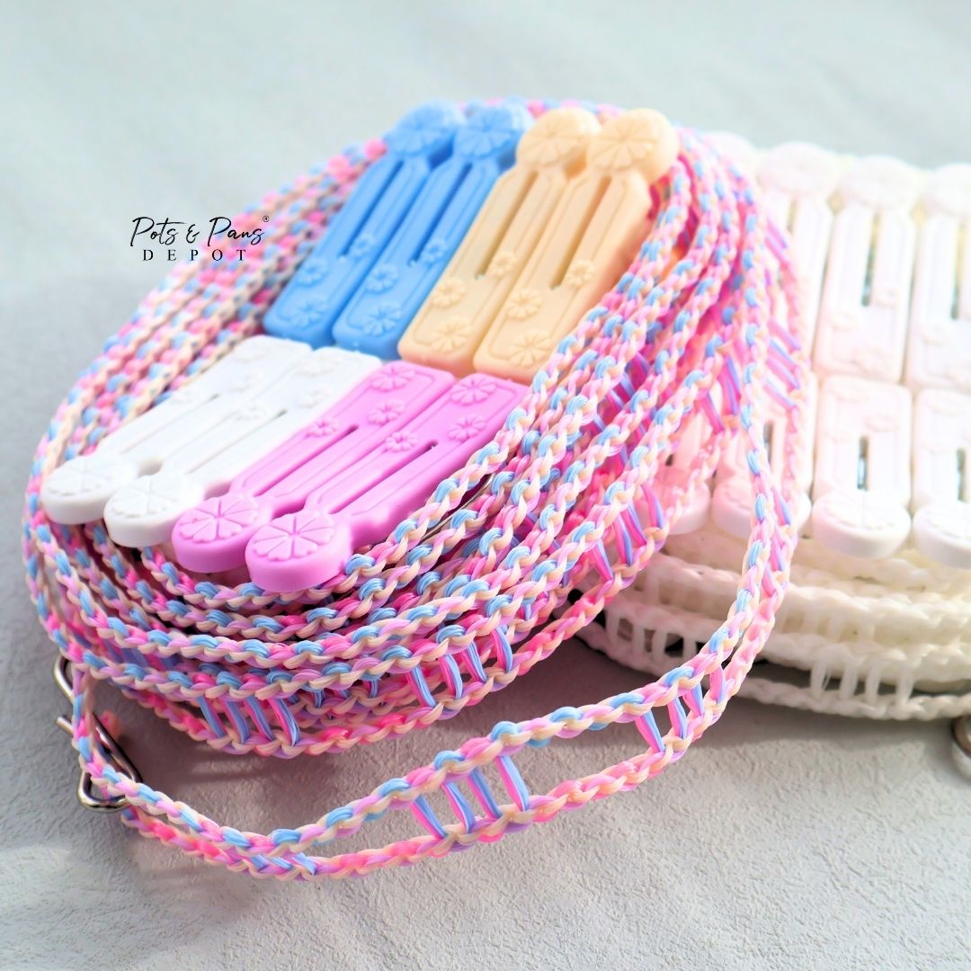 White Windbreak Clothesline