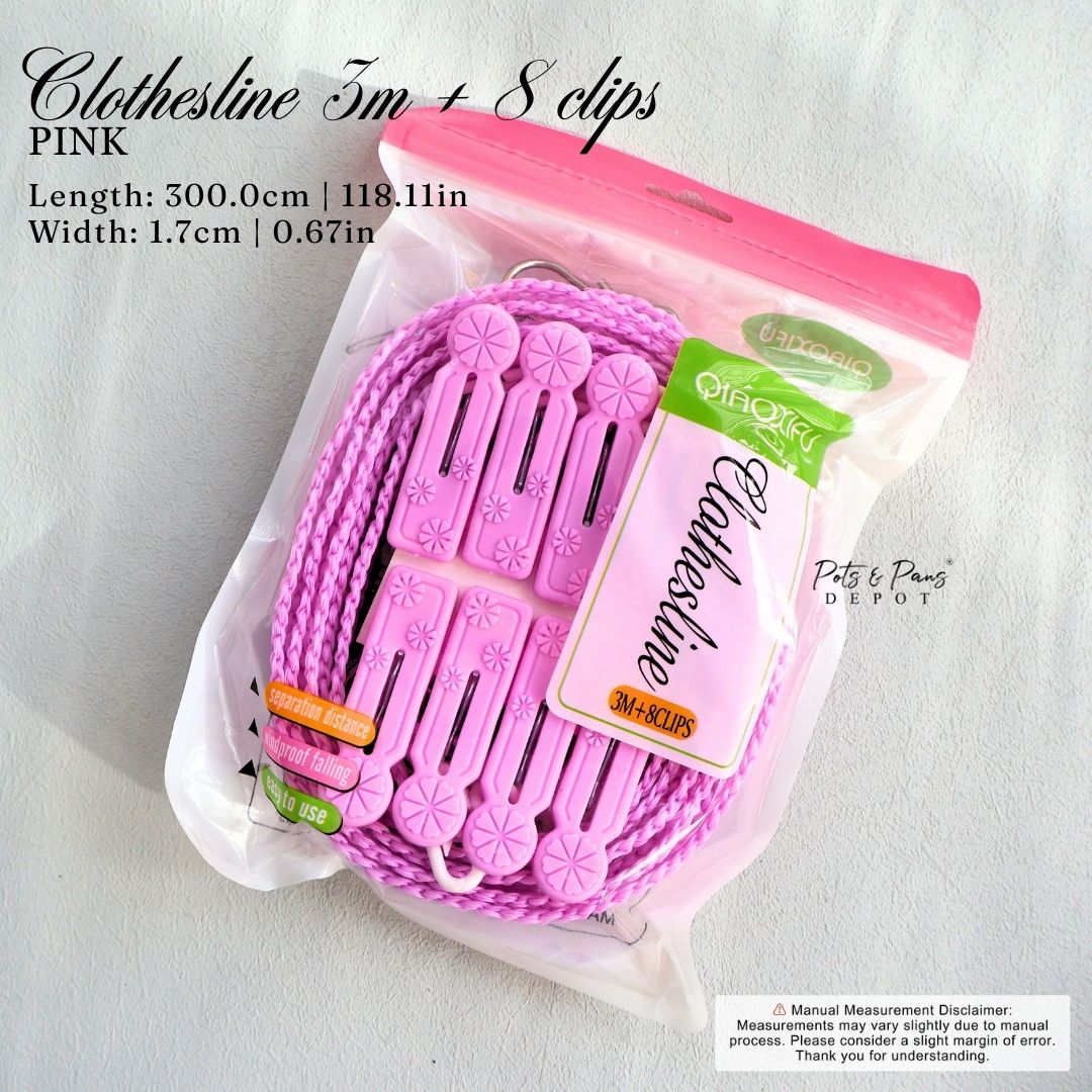 White Windbreak Clothesline