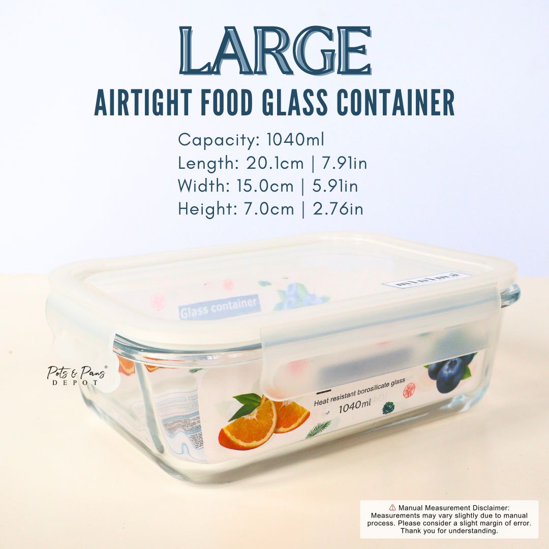 Airtight Glass Food Container