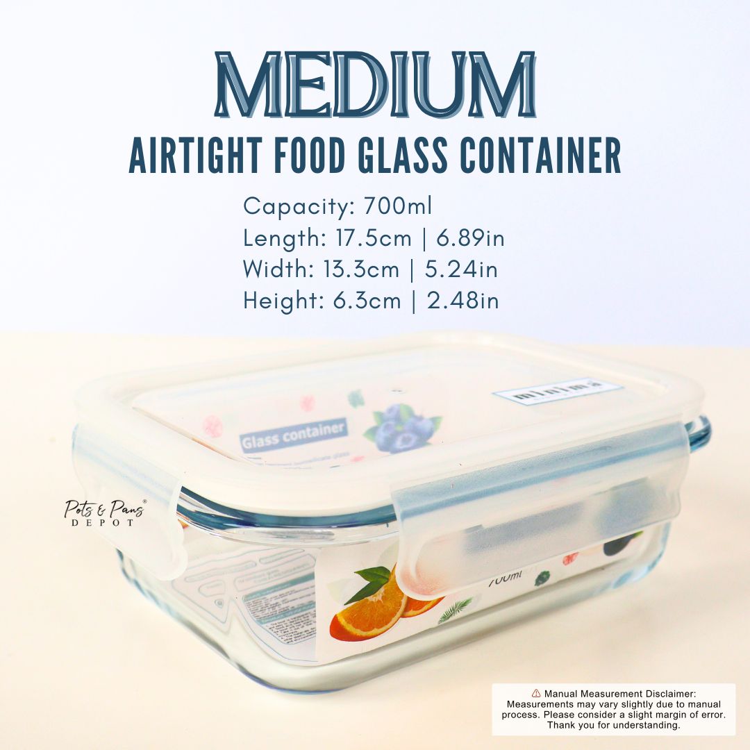 Airtight Glass Food Container