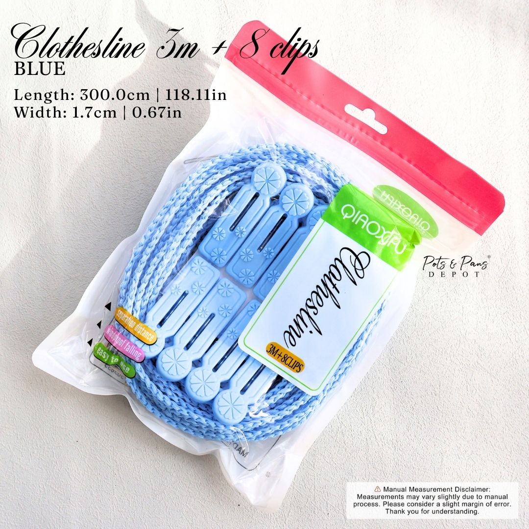 White Windbreak Clothesline