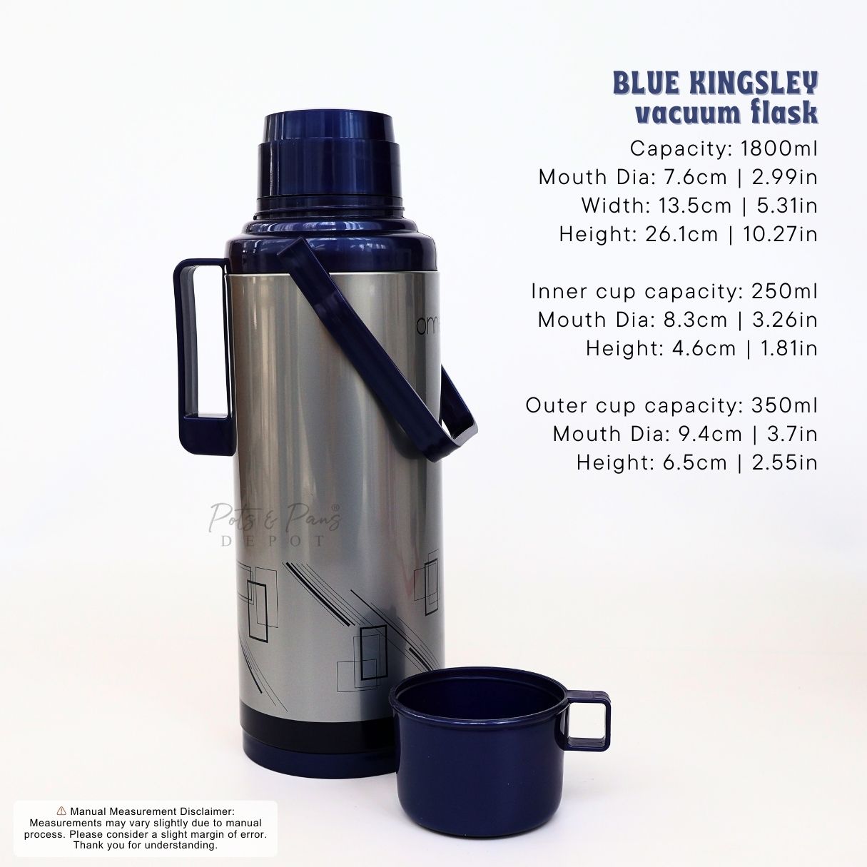 Omega Vacuum Flask 2.2L