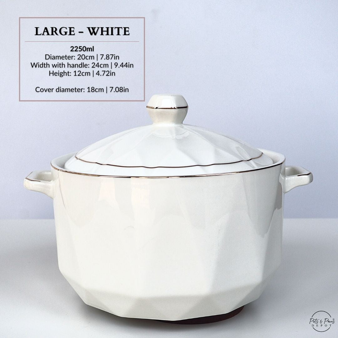 Astri Ceramic Casserole Pots