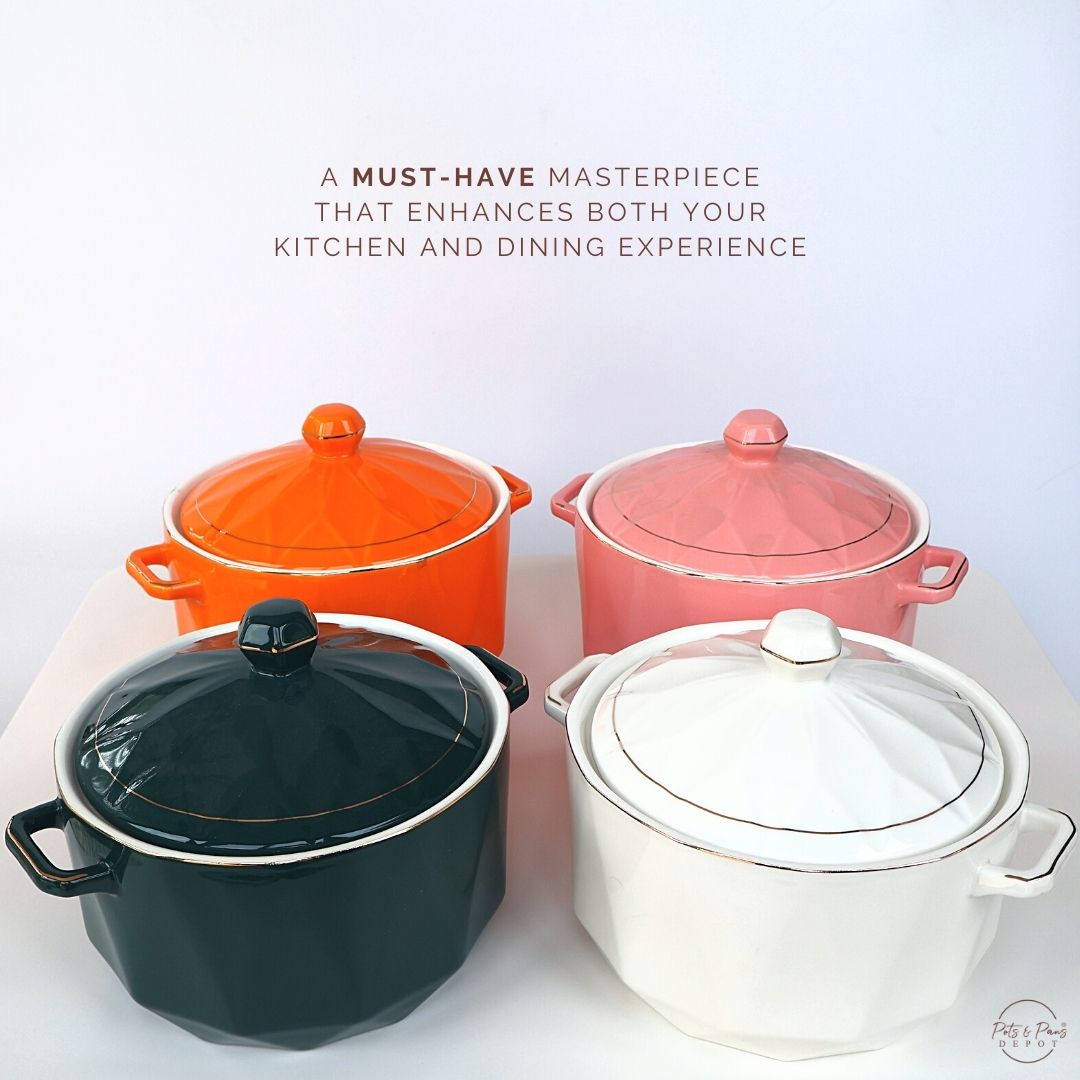 Astri Ceramic Casserole Pots