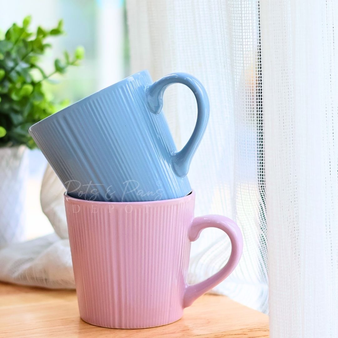 August Ribbed Vintage Mug 350ml