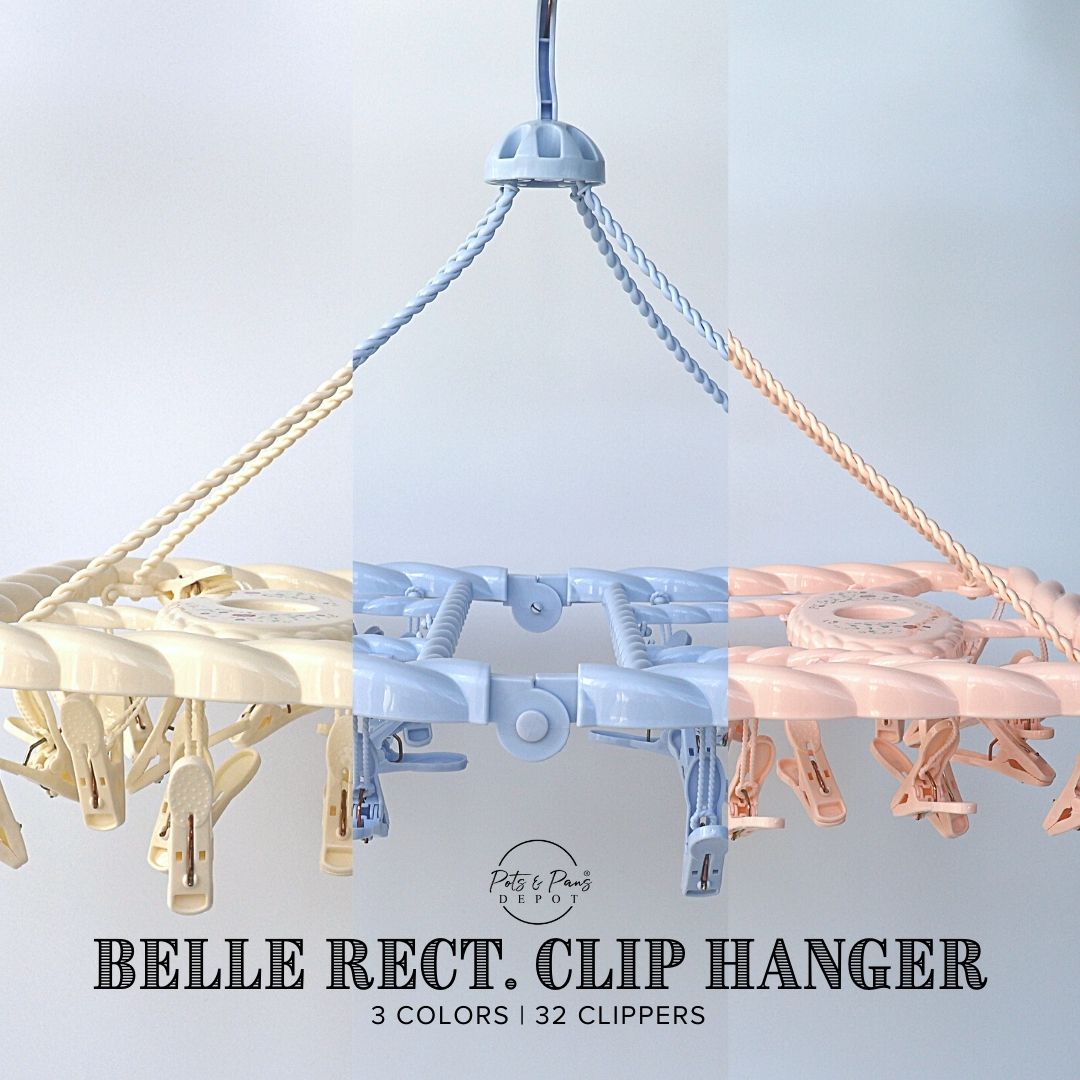 Belle Rect. Foldable Clip Hanger