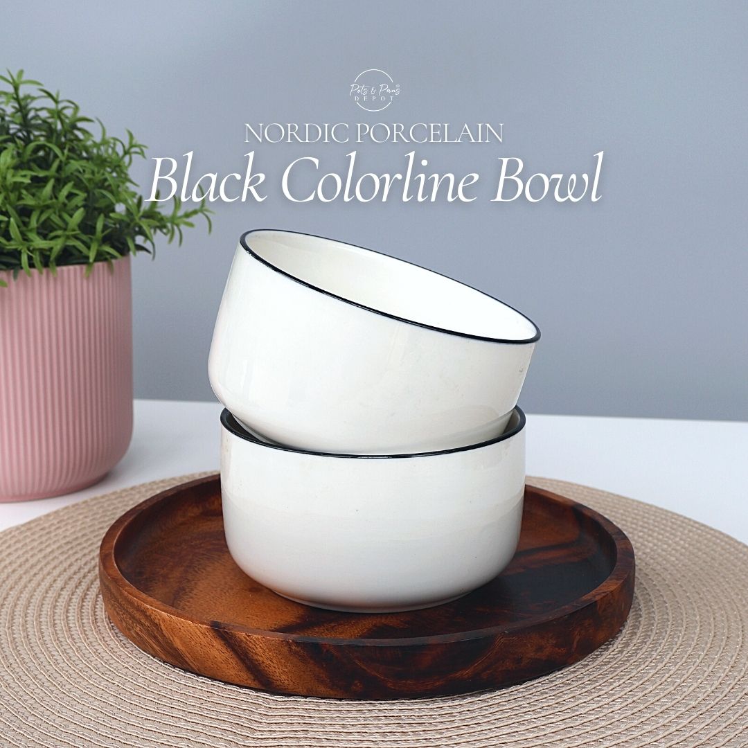 Black Porcelain Colorline Bowl