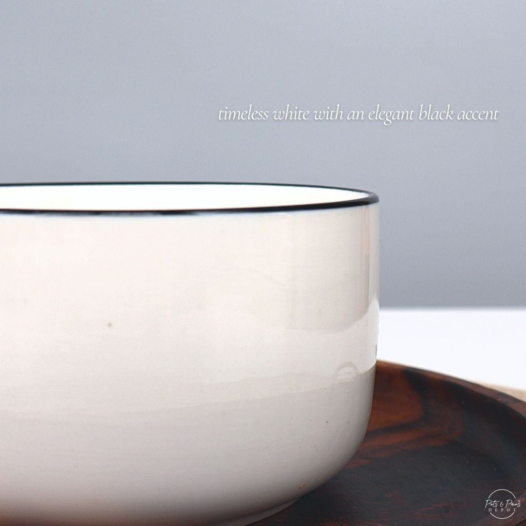 Black Porcelain Colorline Bowl