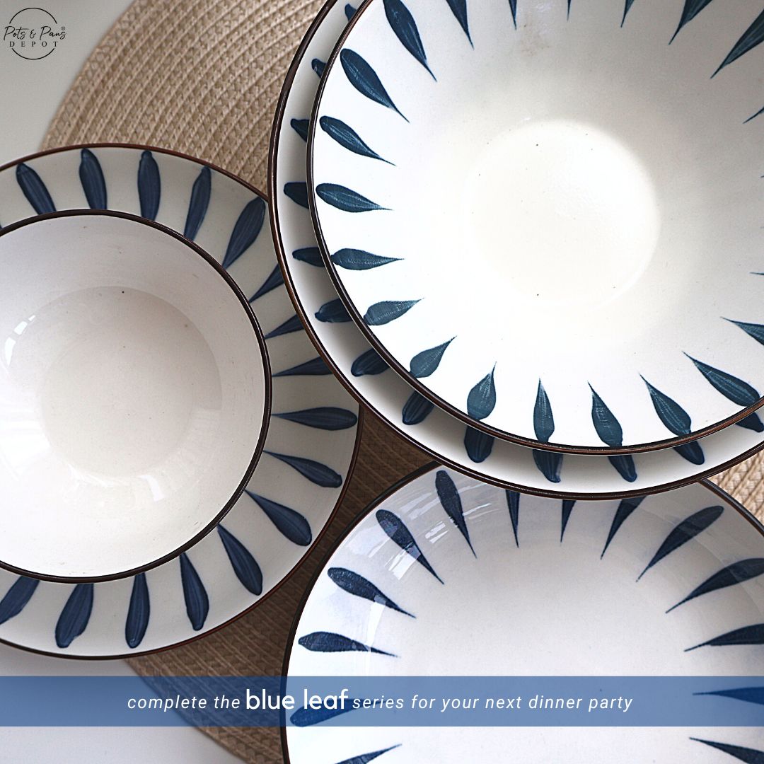 Blue Leaf Nordic Porcelain Series