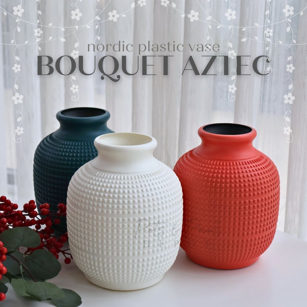 Bouquet Aztec Nordic Plastic Vase