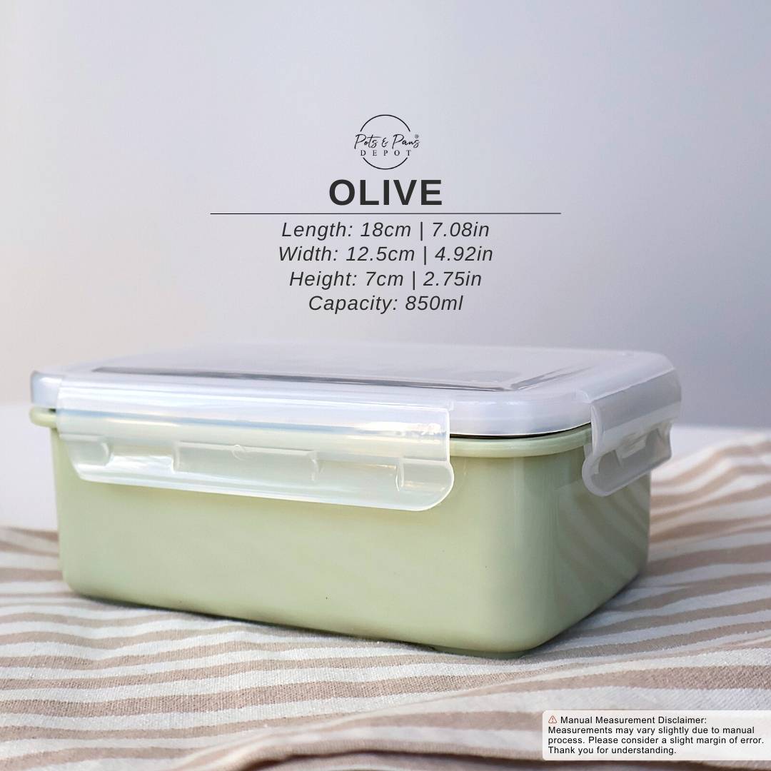 Brie Stainless Lunch Box 850ml