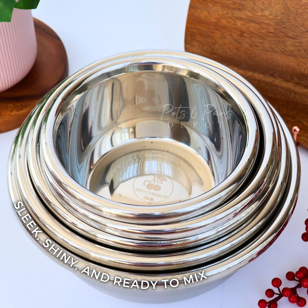 Brushed Stainless Mixing Bowl