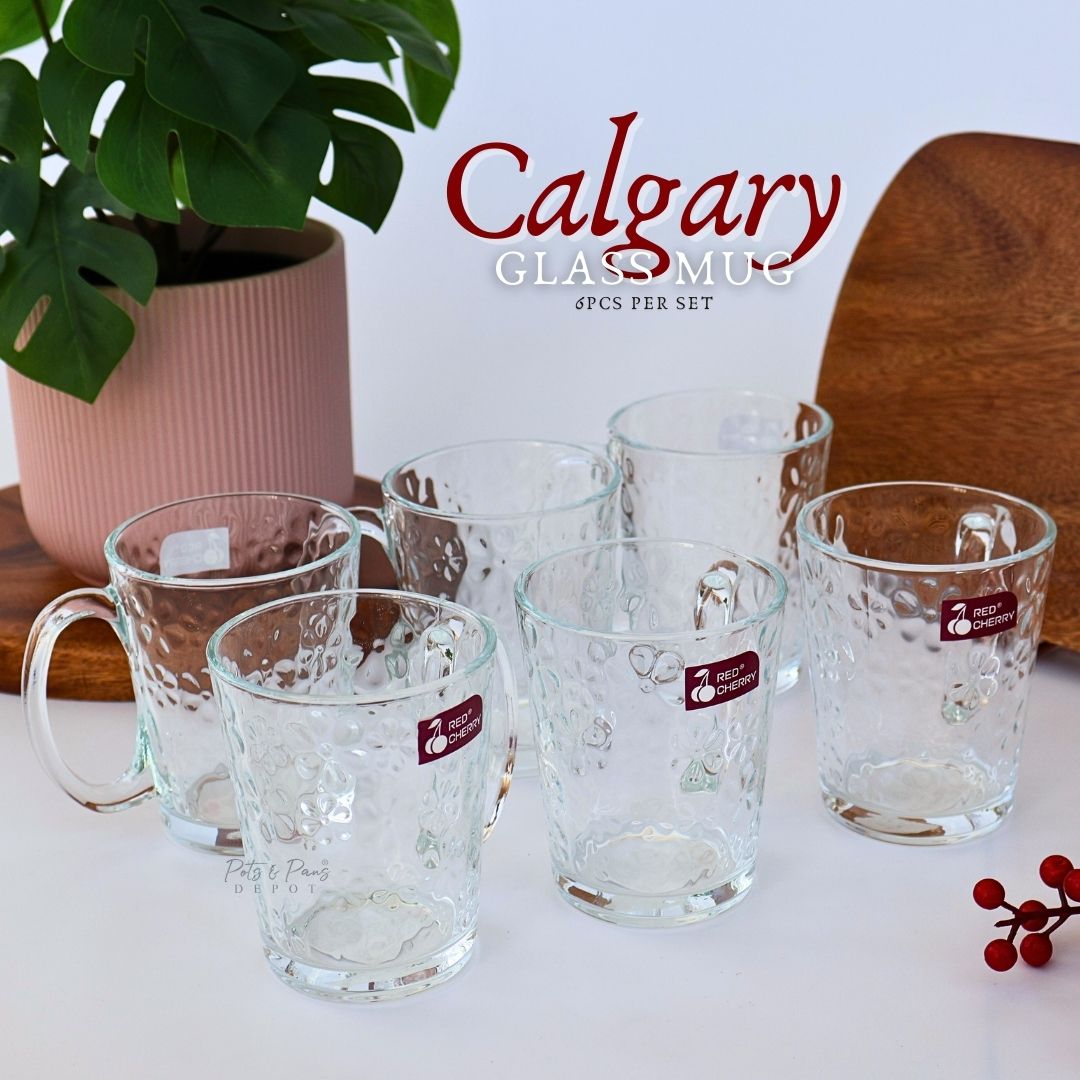 Calgary Glass Mug 6pcs Set 300ml