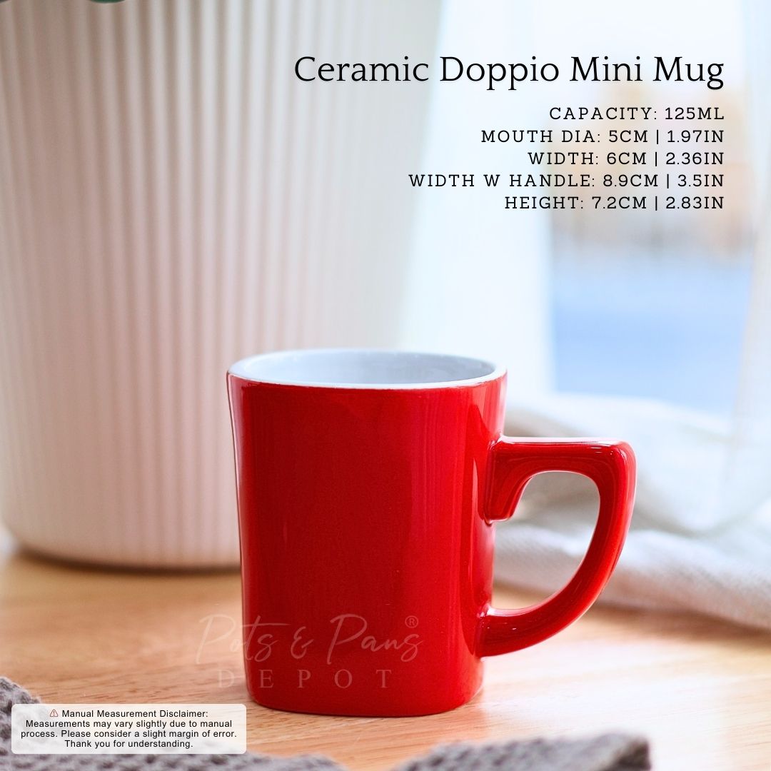 Ceramic Doppio Mini Shot Mug