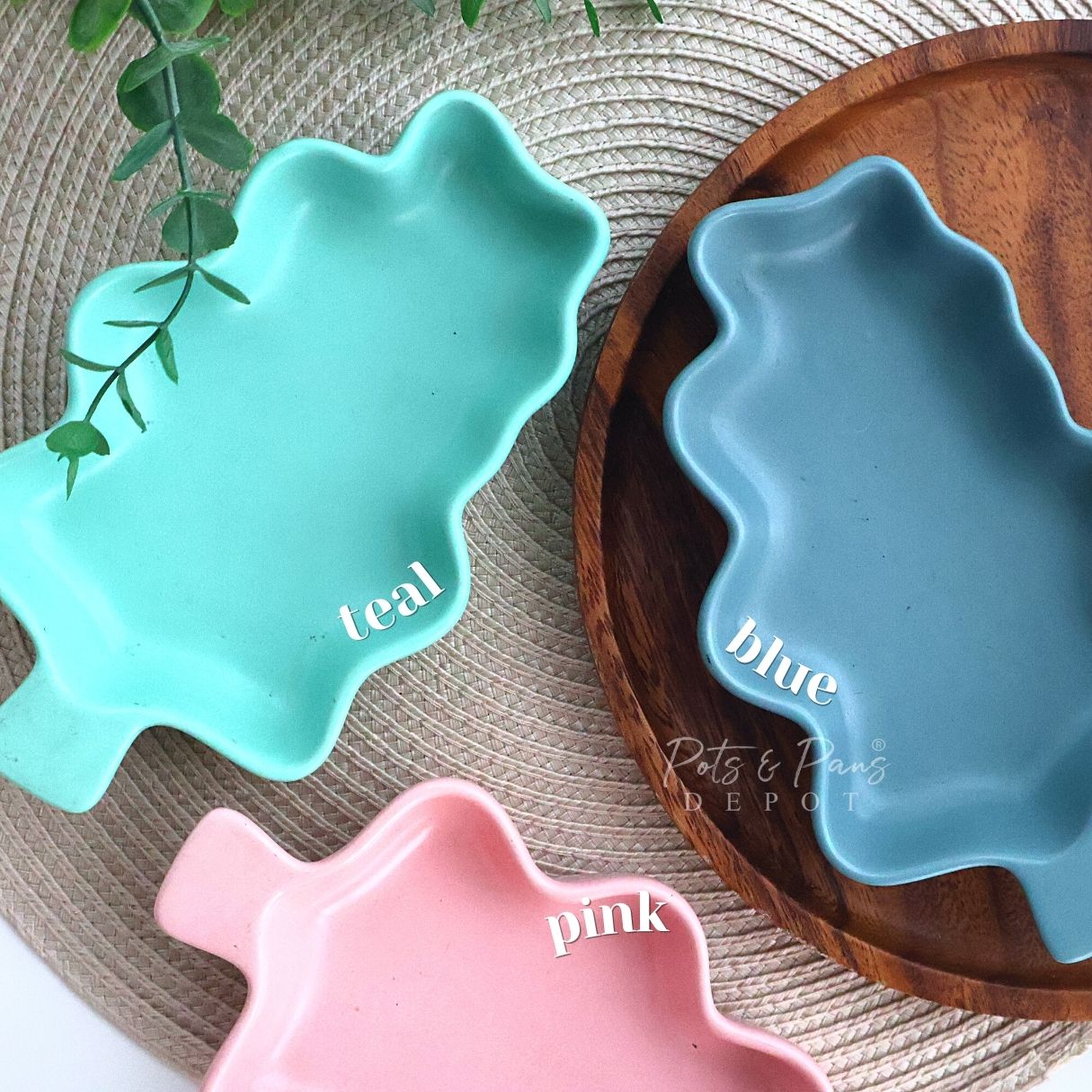 Ceramic Tree Shape Baking Dish