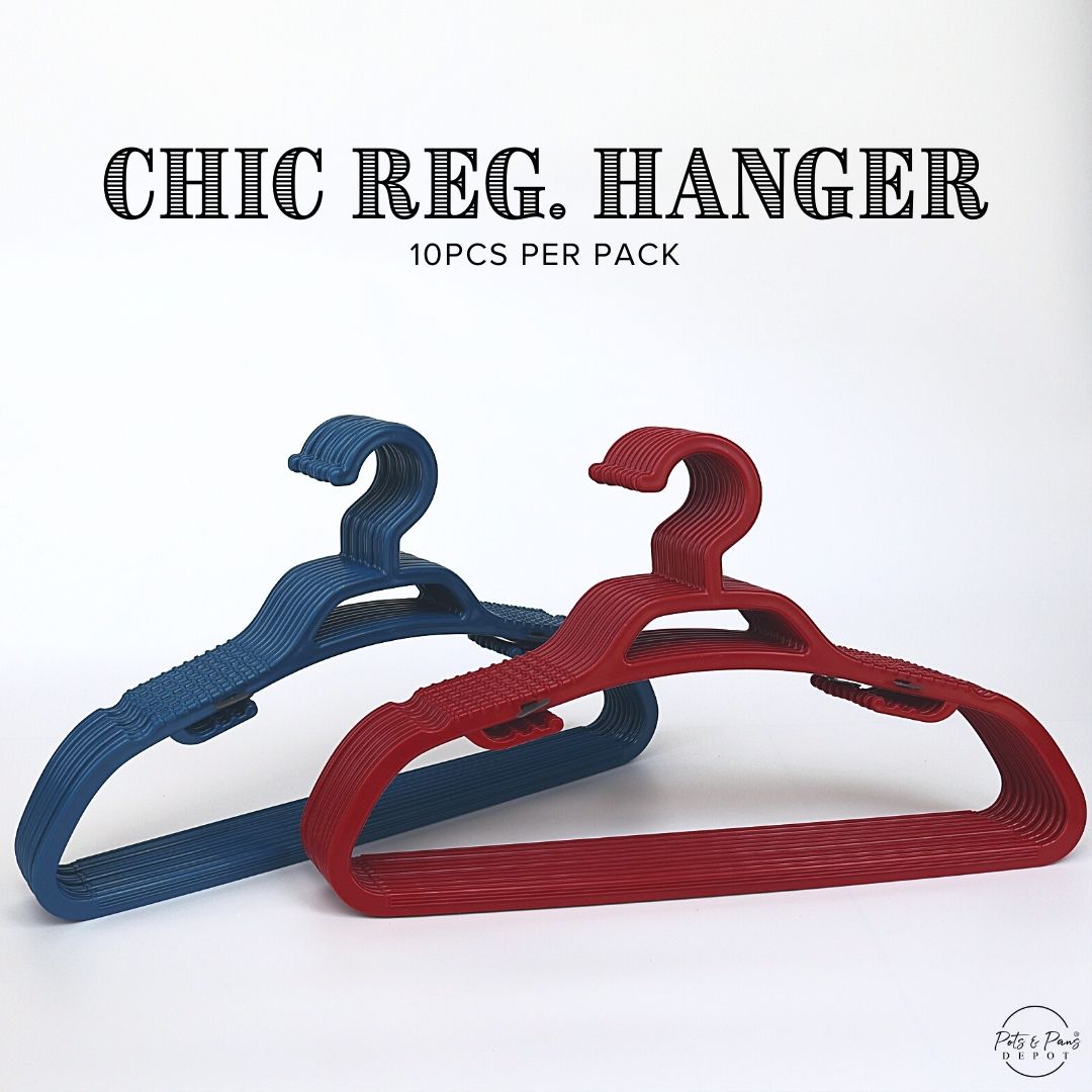 Chic Regular Plastic Hanger 10pcs