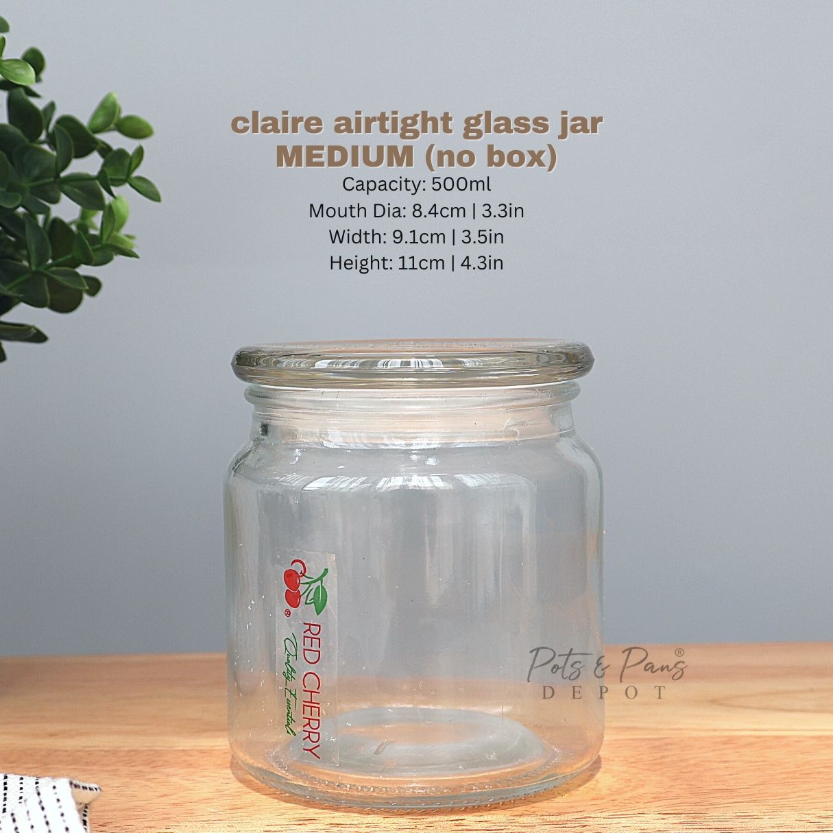 Claire Airtight Glass Jar