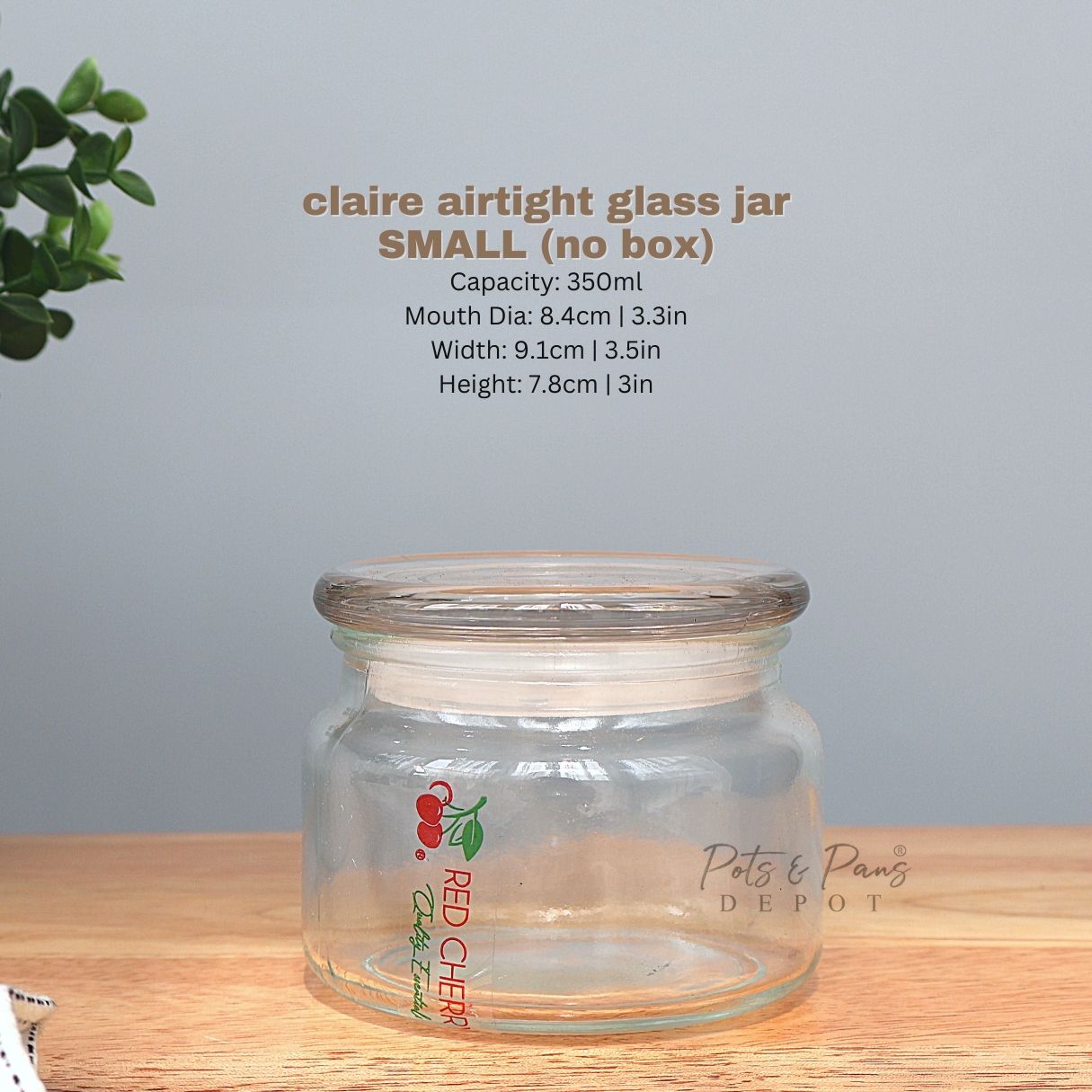 Claire Airtight Glass Jar