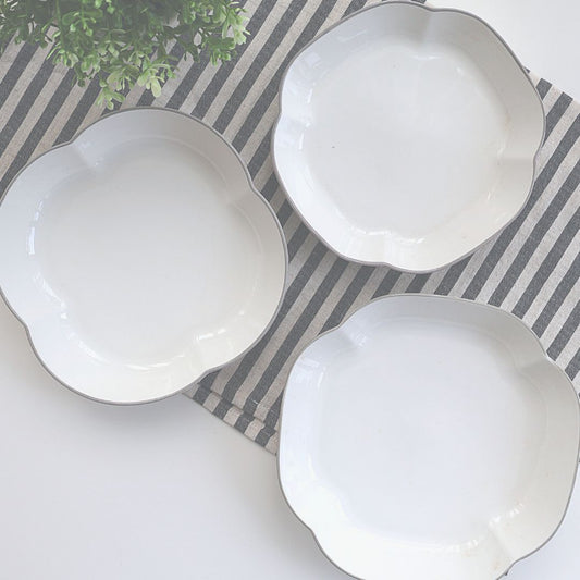 Color Line Porcelain Dish Plate Series