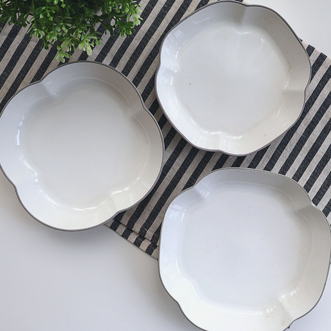 Color Line Porcelain Dish Plate Series
