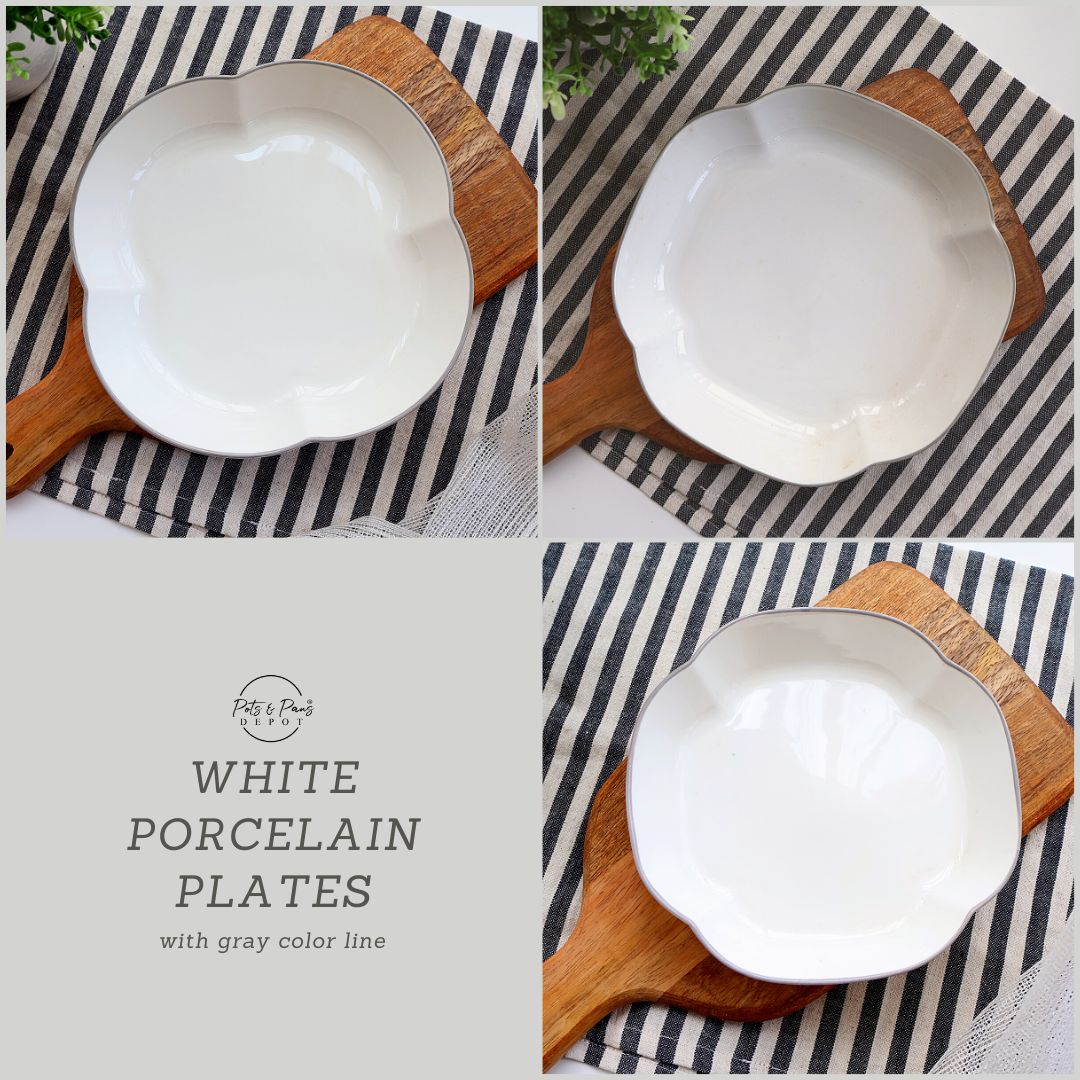 Color Line Porcelain Dish Plate Series