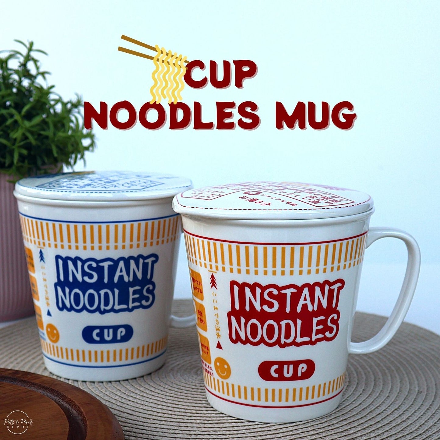 Ceramic Cup Noodles Mug 650ml