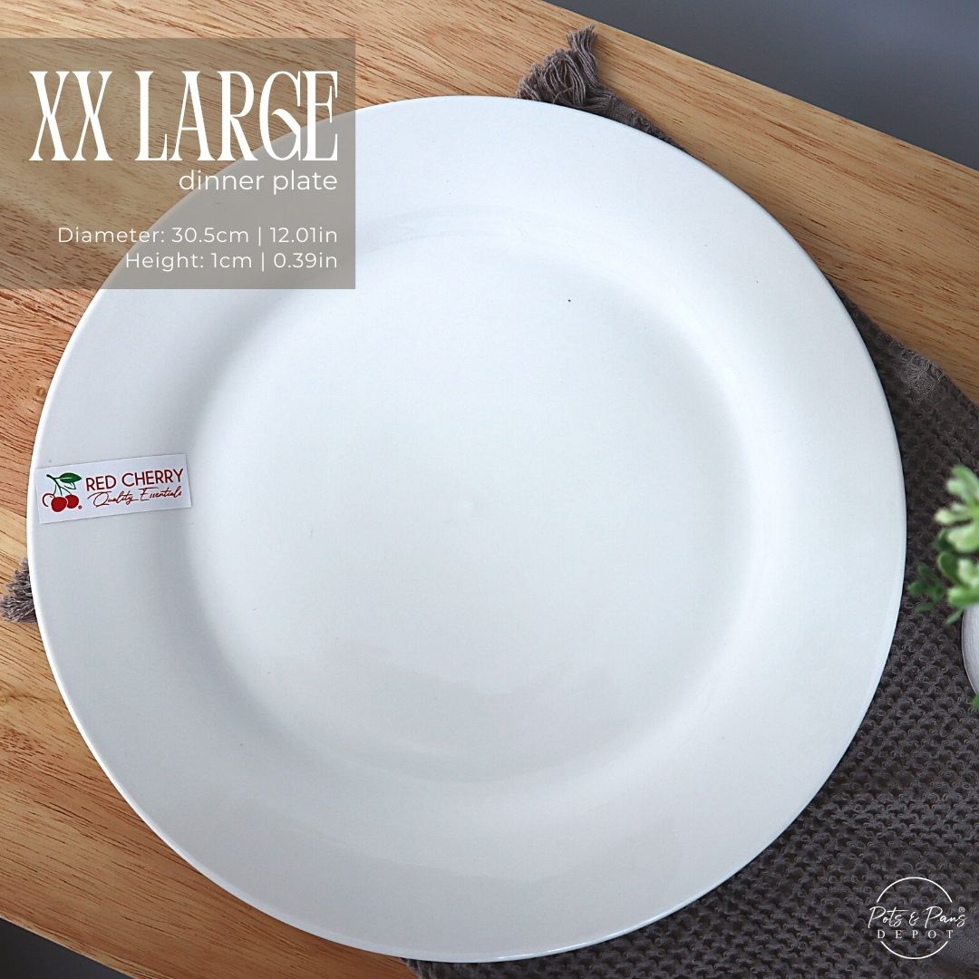 Ellie White Porcelain Dinner Plate