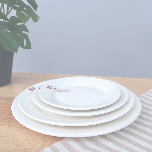 Ellie White Porcelain Dinner Plate